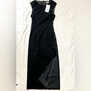 Zara midi dress M side cut out midi dress